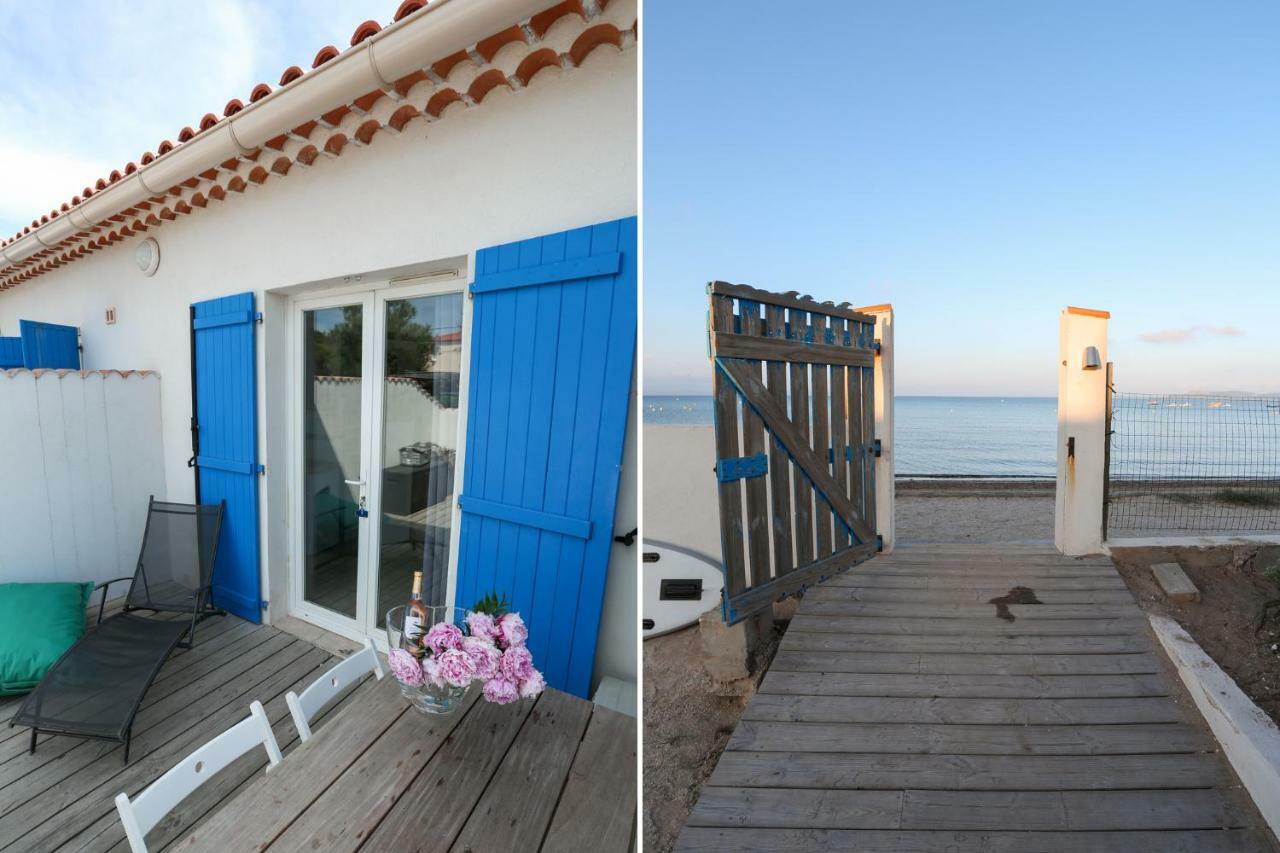 Appartement 6 Personnes Vue Mer 30 M De La Plage Hyères Extérieur photo